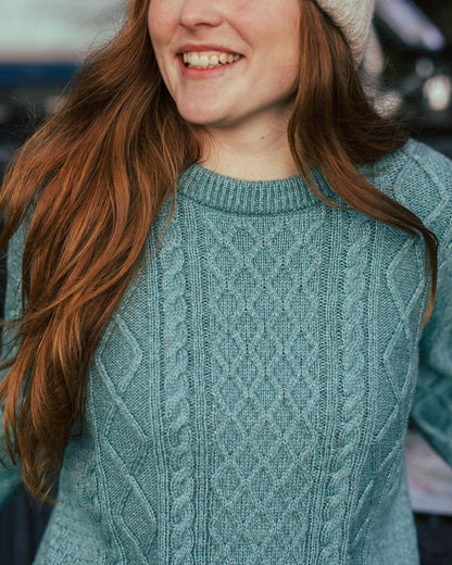 Juniper Recycled Knitted Jumper - Arctic - Lifestyle