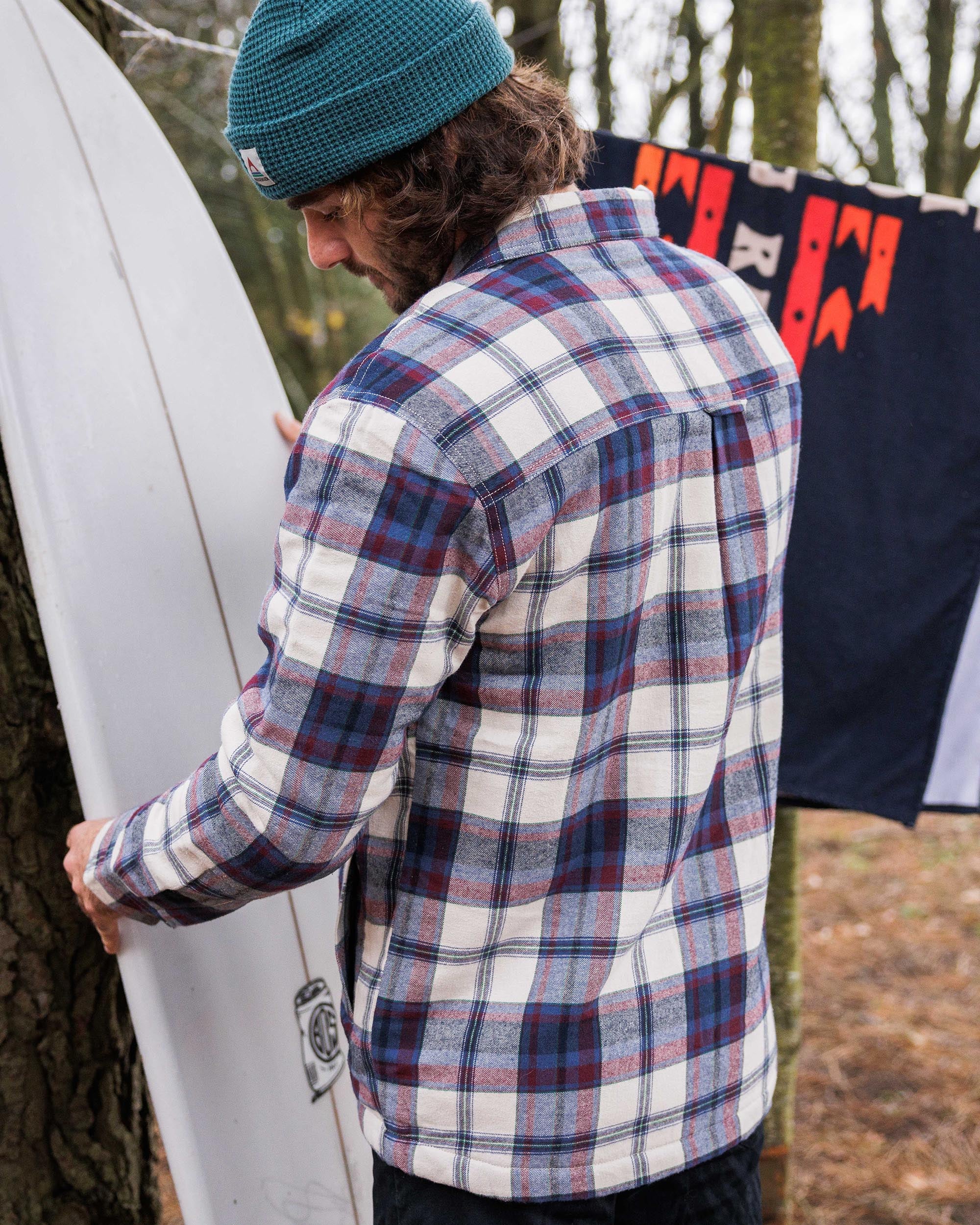 Freestyle Sherpa-Lined Overshirt - Vintage White - Lifestyle