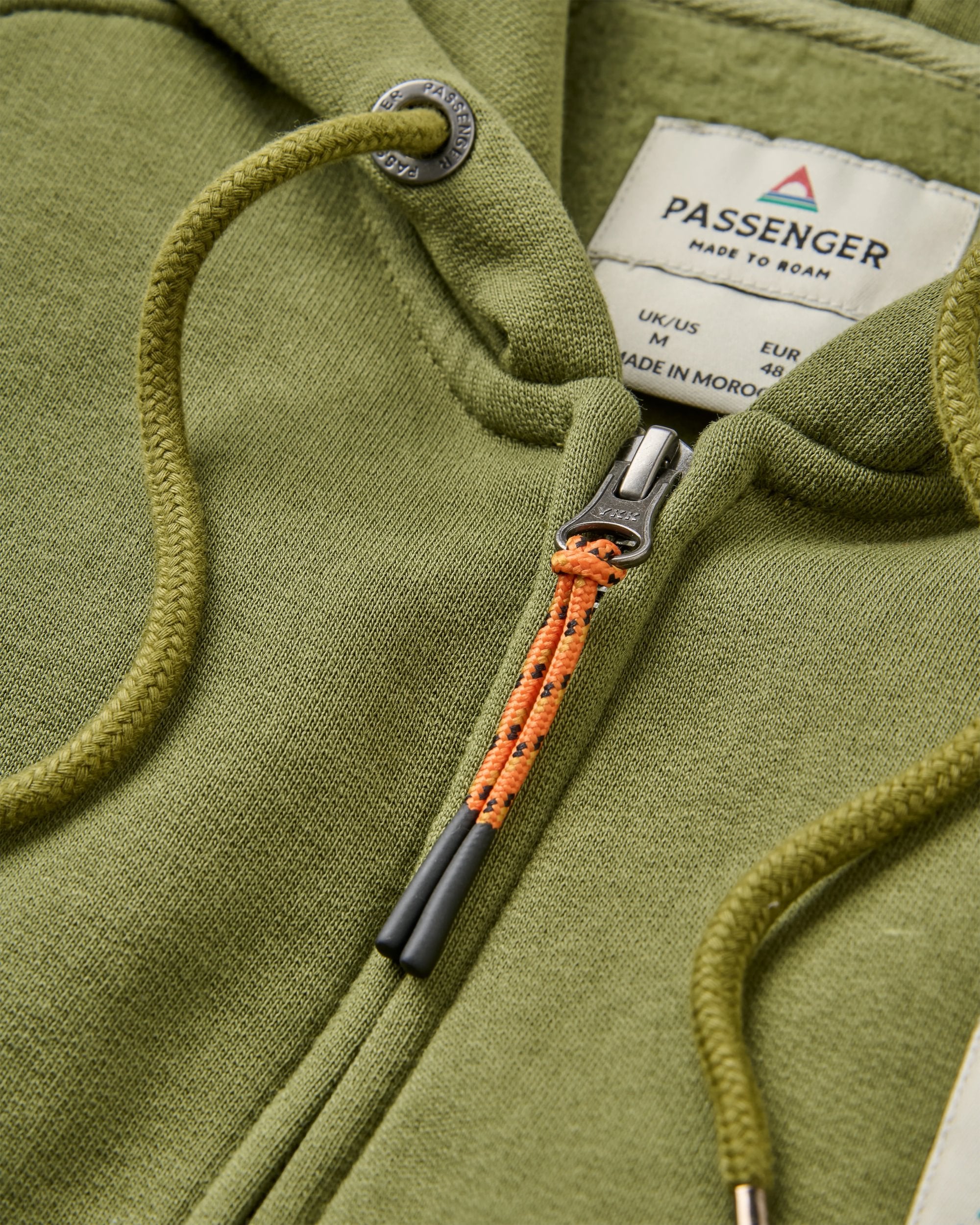 Heritage Full Zip Hoodie Khaki – Passenger