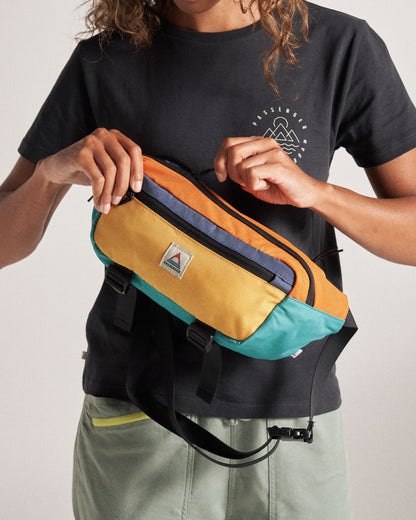 Boondocker Recycled Hip Pack - Multi-Colour - Studio Model - Female