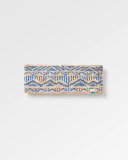 Nurture Headband - Faded Denim - Flatlay