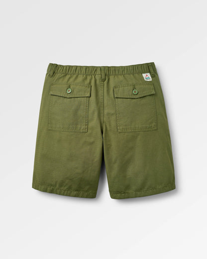 Rif-Raf Organic Cotton Ripstop Short - Khaki - Flatlay