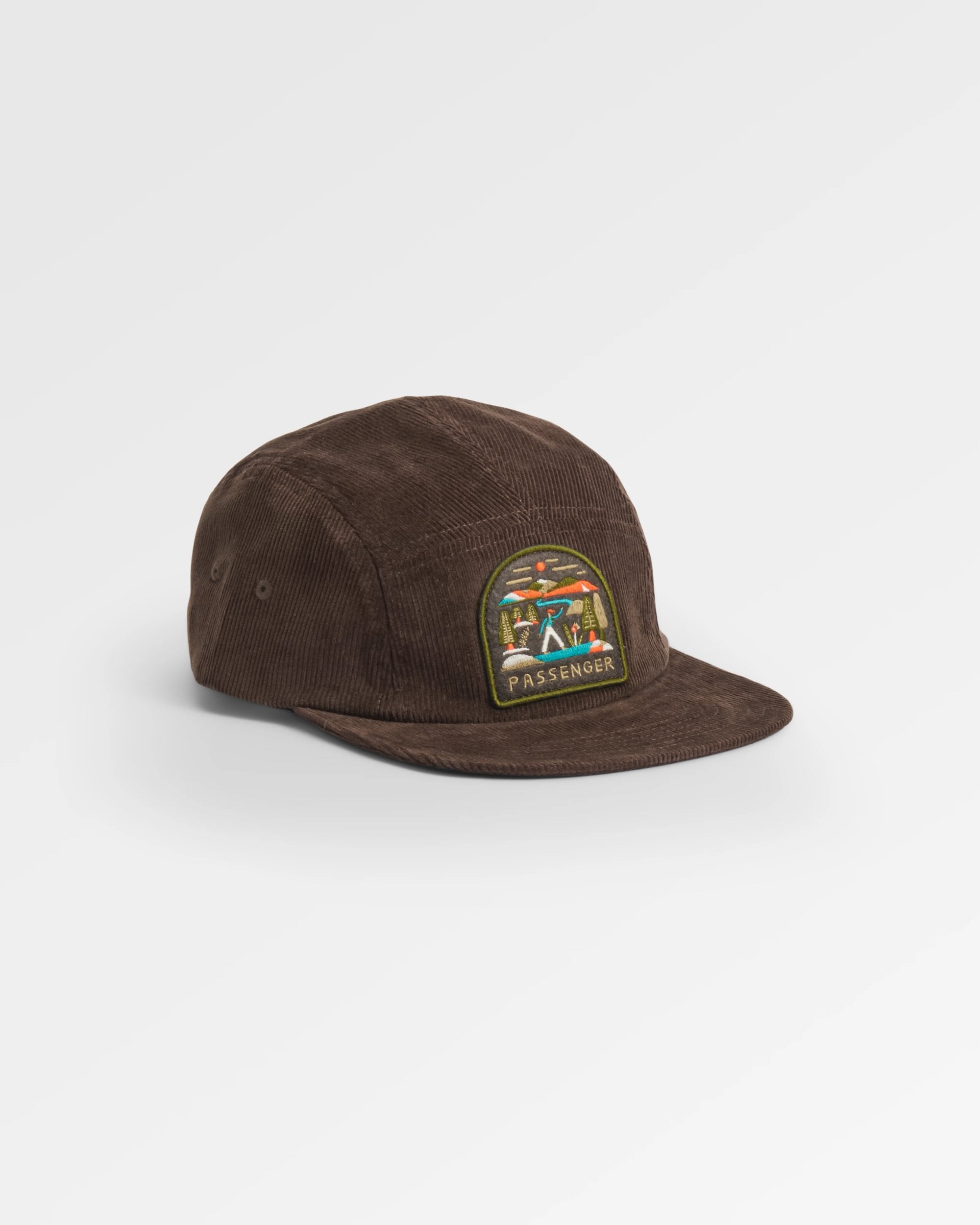 Fixie Cord 5 Panel Cap Espresso – Passenger