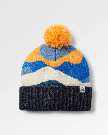 Scenic Recycled Bobble Hat - Scenic Orange - Flatlay