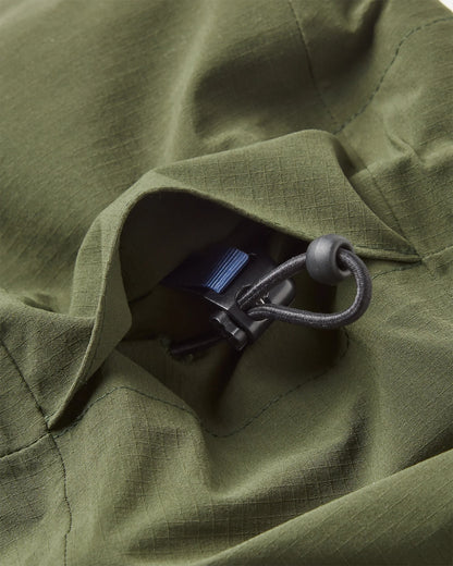 Rainier Waterproof Parka - Fir Tree - Flatlay