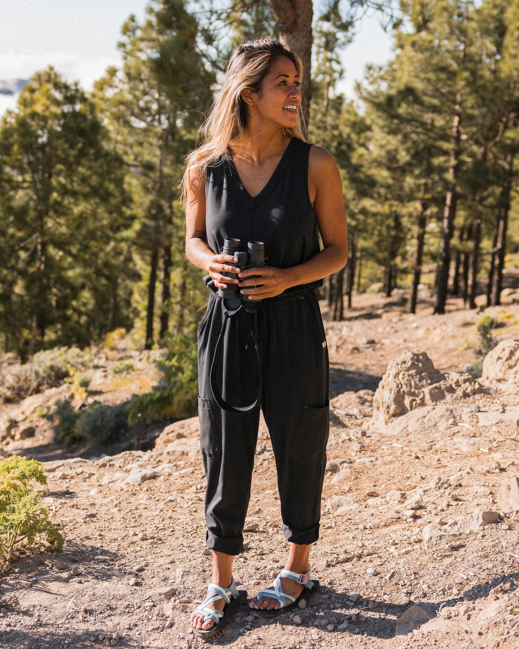 Aria Jumpsuit - Black - Lifestyle