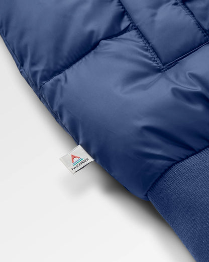 Journey Recycled Insulated Jacket - Rich Navy/Dark Denim - Flatlay