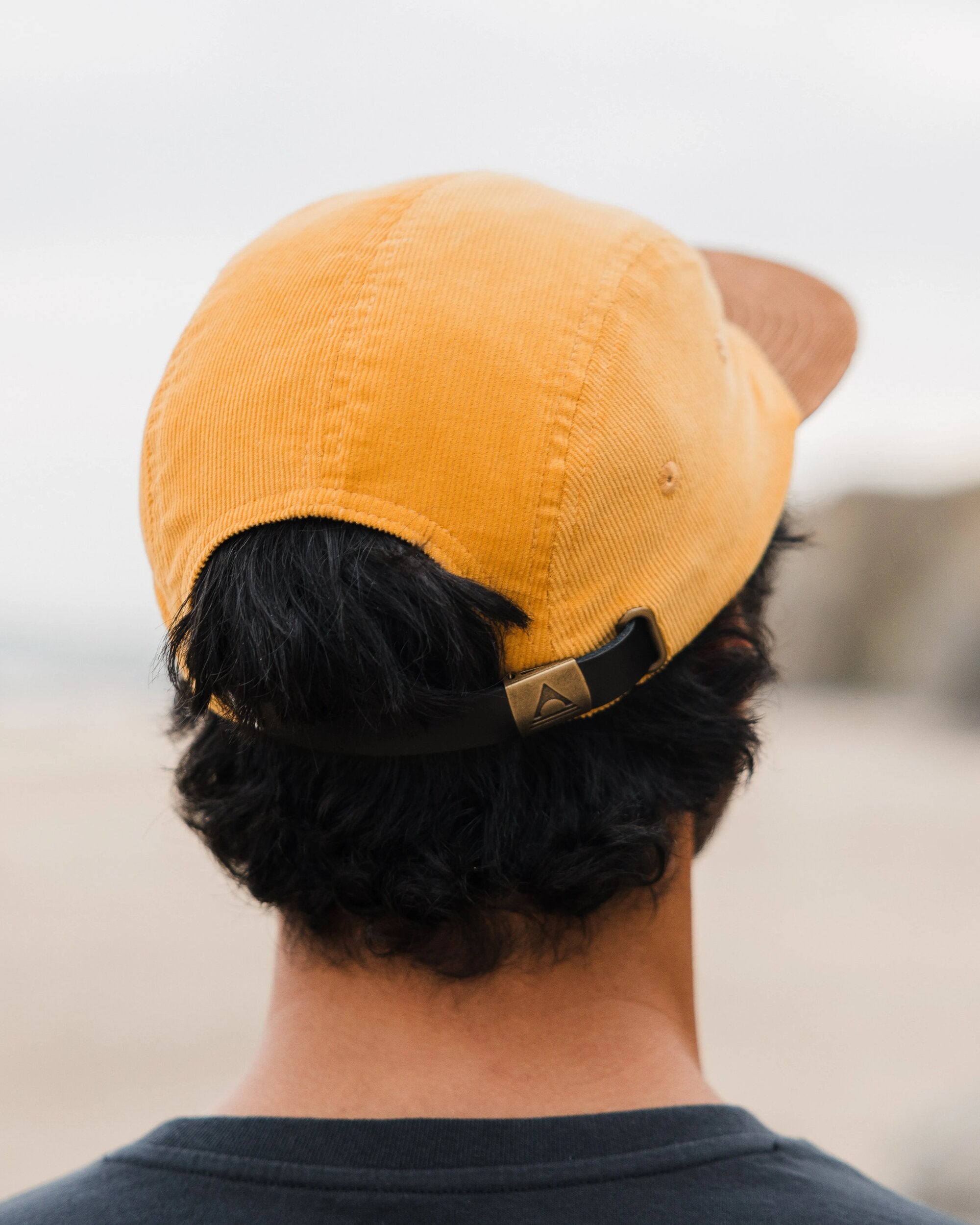 Fixie Recycled Cord 5 Panel Cap - Golden Spice - Lifestyle - Male