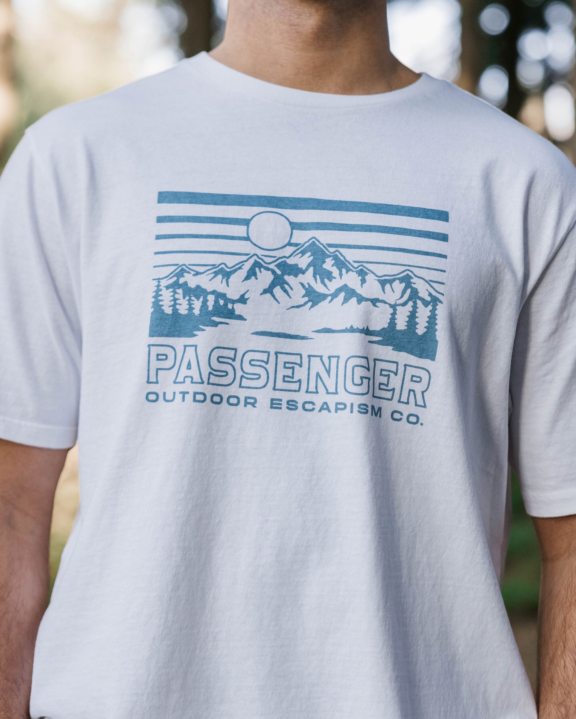 Alp Recycled Cotton T-Shirt - White - Lifestyle