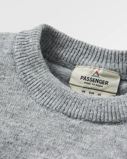 Scenic 'Light' Knitted Jumper - Scenic Grey - Flatlay
