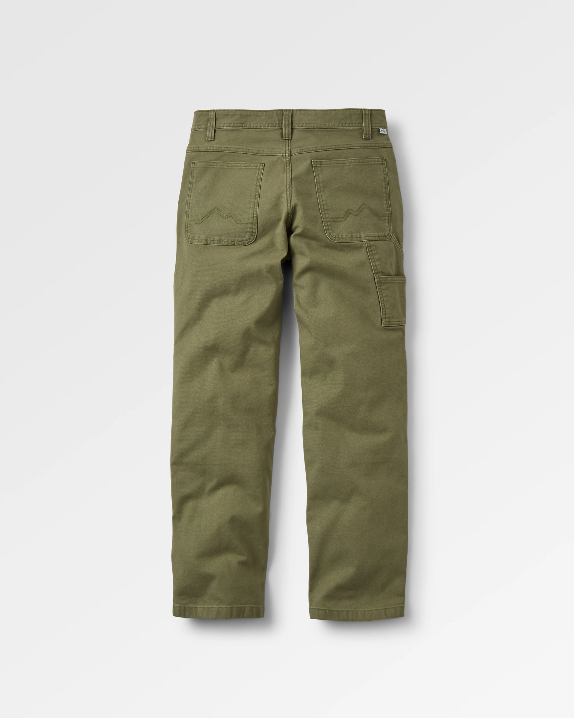 Vantage Organic Cotton Trouser - Khaki - Flatlay