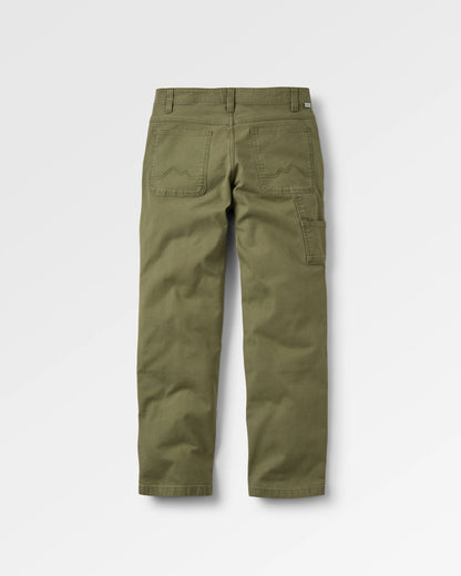 Vantage Organic Cotton Trouser - Khaki - Flatlay