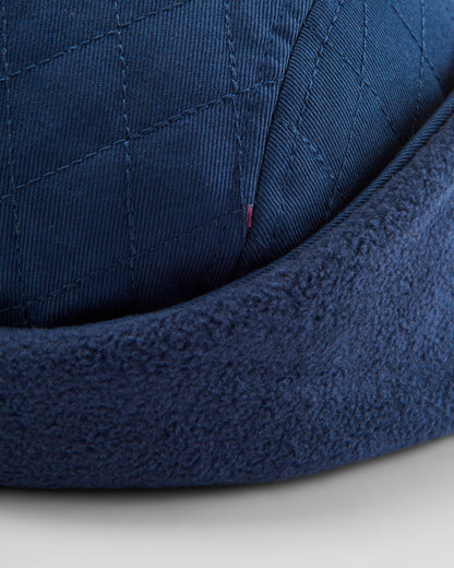 Nightfall Recycled Polar Fleece Lined Hat - Tidal Blue - Flatlay
