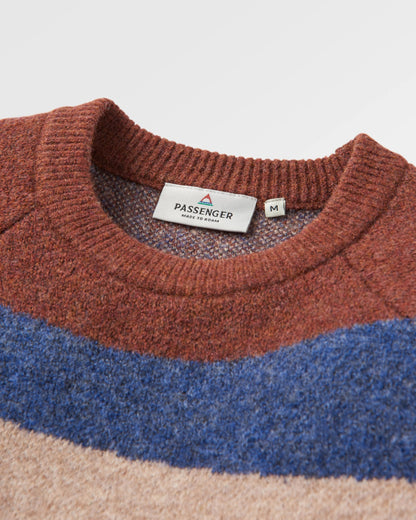 Panorama Knitted Jumper - Scenic Toffee - Flatlay