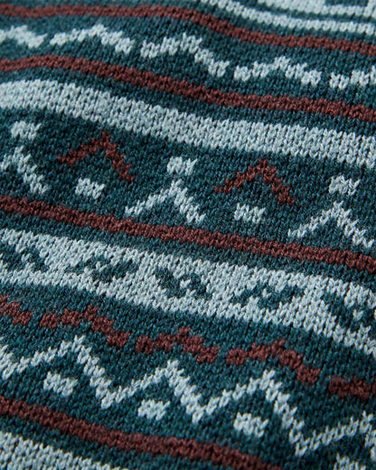 Stoked Knitted Jumper - Espresso Multi - Flatlay