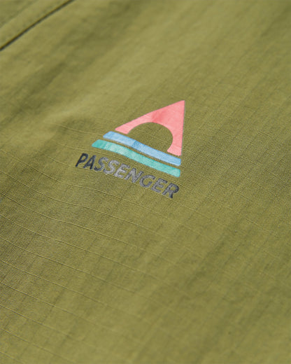 Seek Out Water Resistant Jacket - Khaki - Flatlay