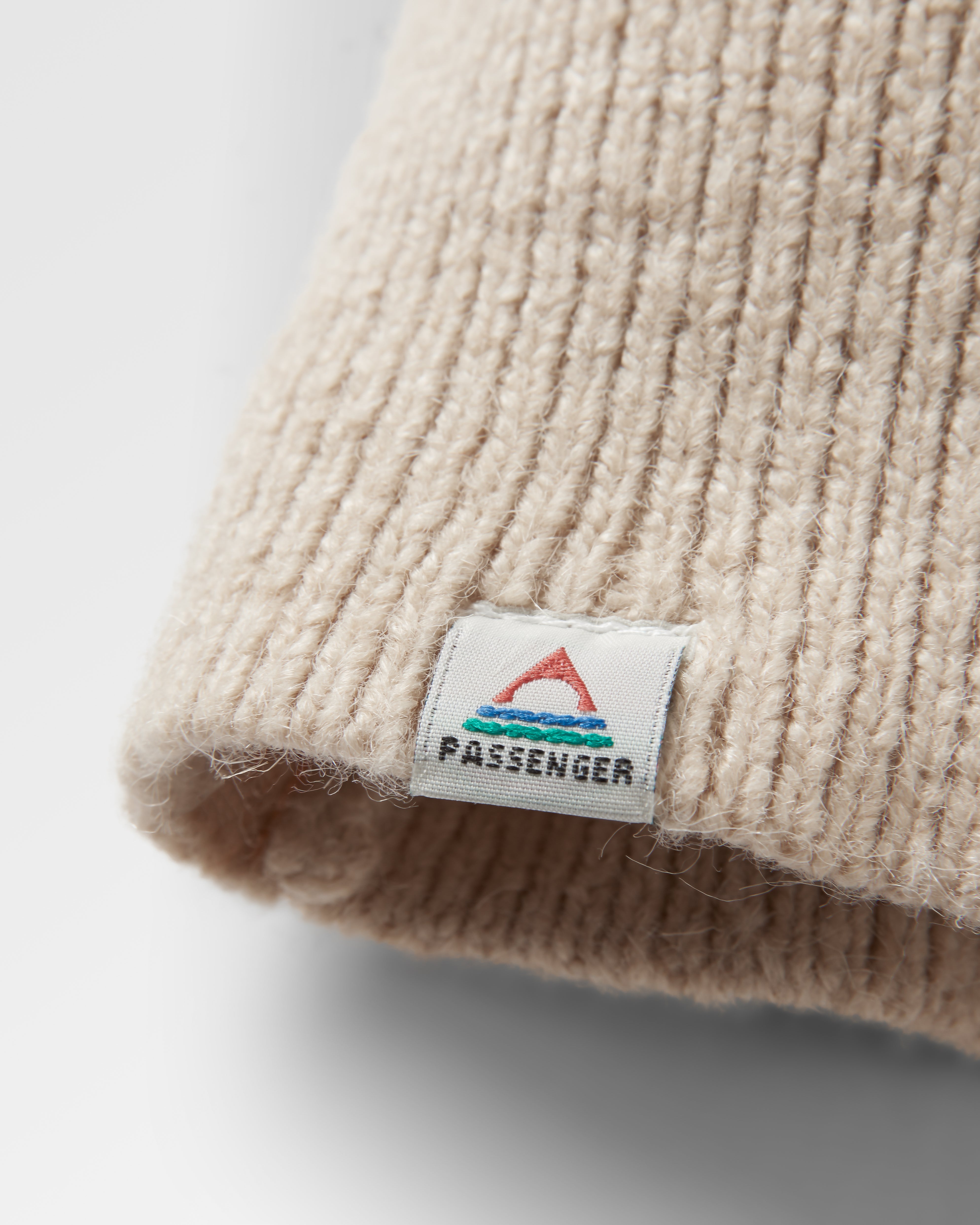 Sandbar Cable Knitted Jumper - Stone - Flatlay