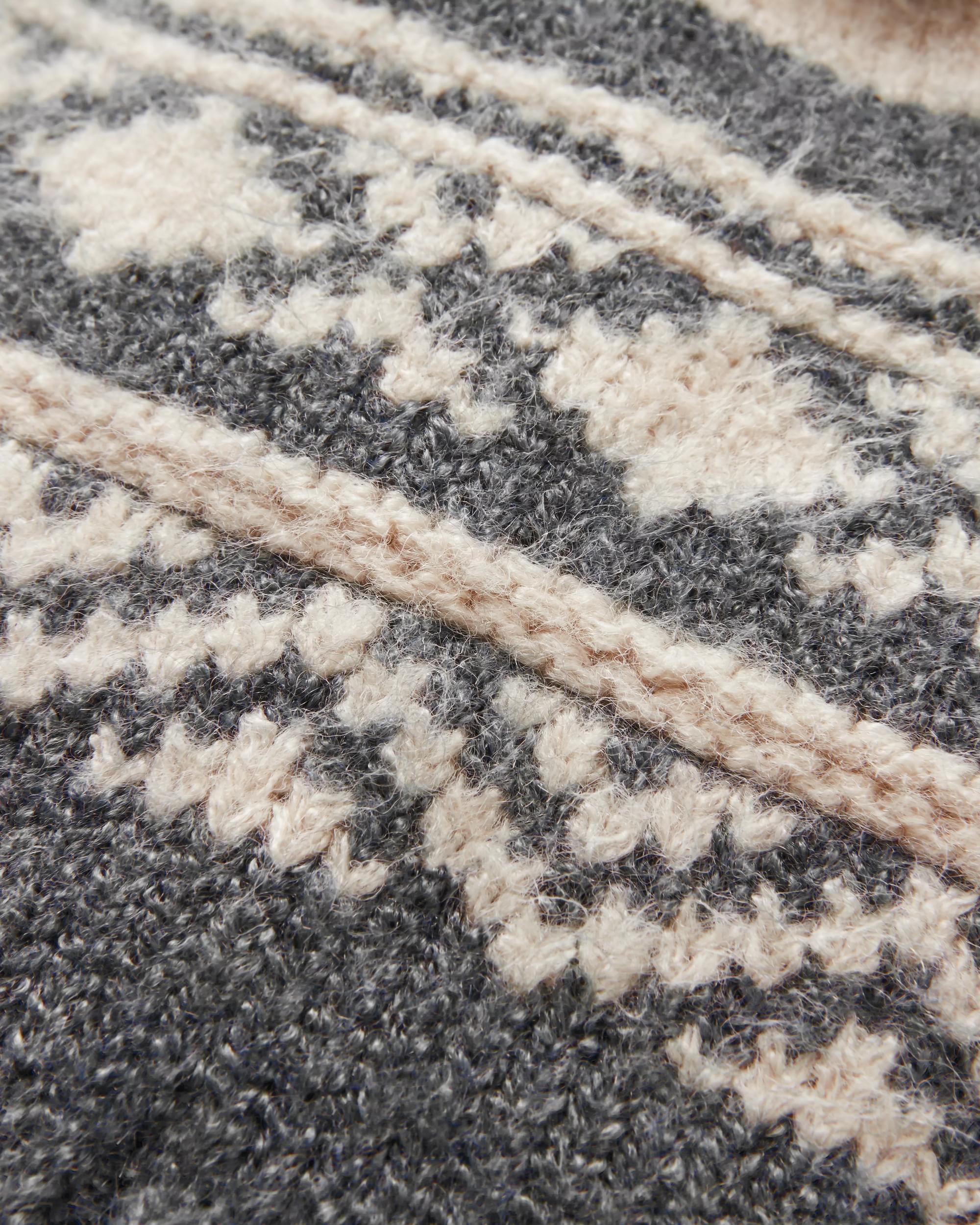 Lodge Recycled Bobble Hat - Black - Flatlay