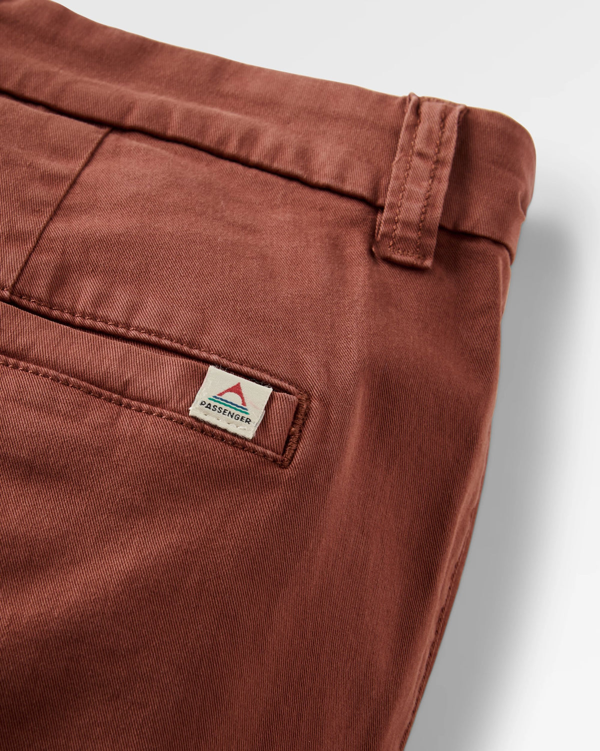 365 Trouser - Rust Brown - Flatlay