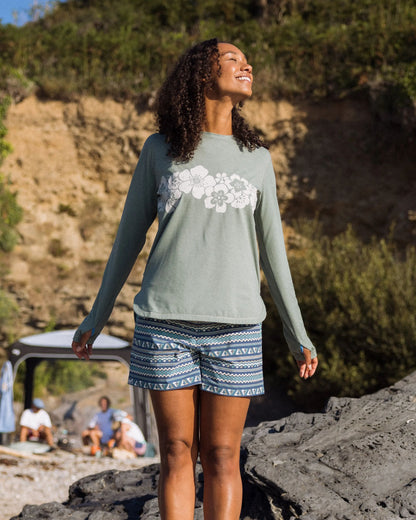 Flaris NetPlus® All Purpose Short - Geo Stripe Dark Denim - Lifestyle