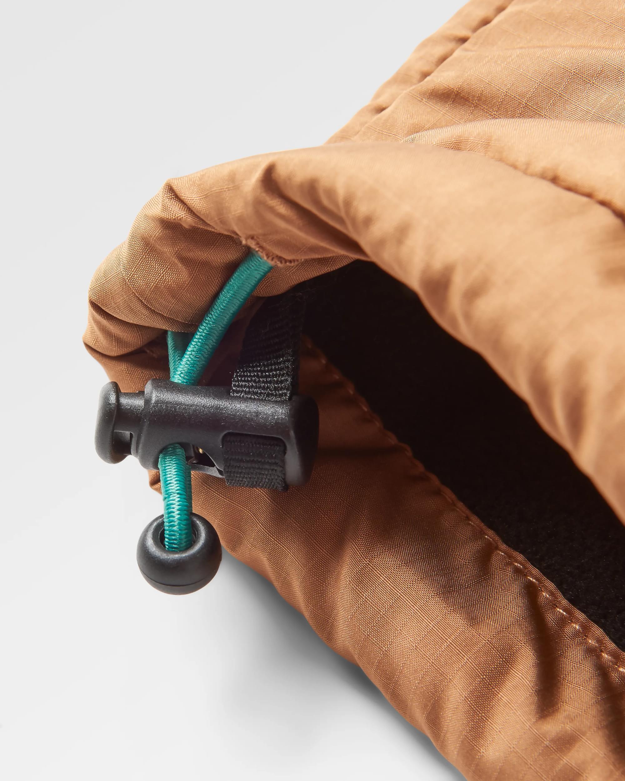 Born Explorer Recycled Polar-Lined Sherpa Vest - Black - Flatlay