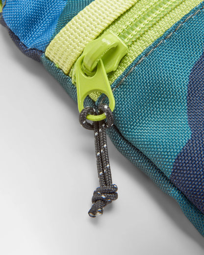 Journey Recycled Crossbody Bag - Alpine Camo Rain Forest - Flatlay