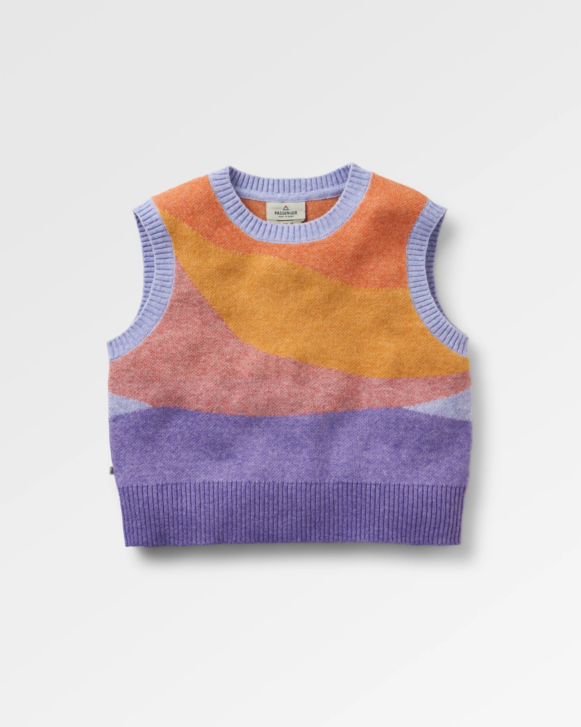 Scenic Knitted Vest Scenic Sunrise Orange – Passenger