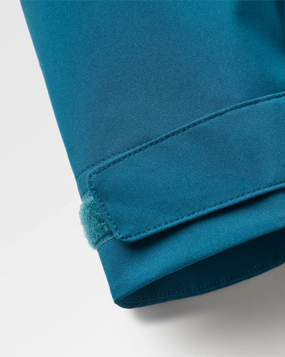 Five Season Recycled Waterproof Jacket - Tidal Blue - Flatlay