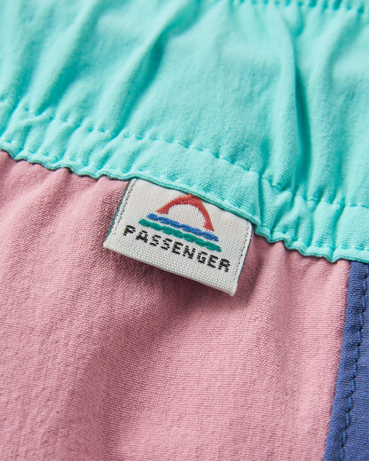 Way Out NetPlus® All Purpose Short - Pink Haze/Dark Denim - Flatlay