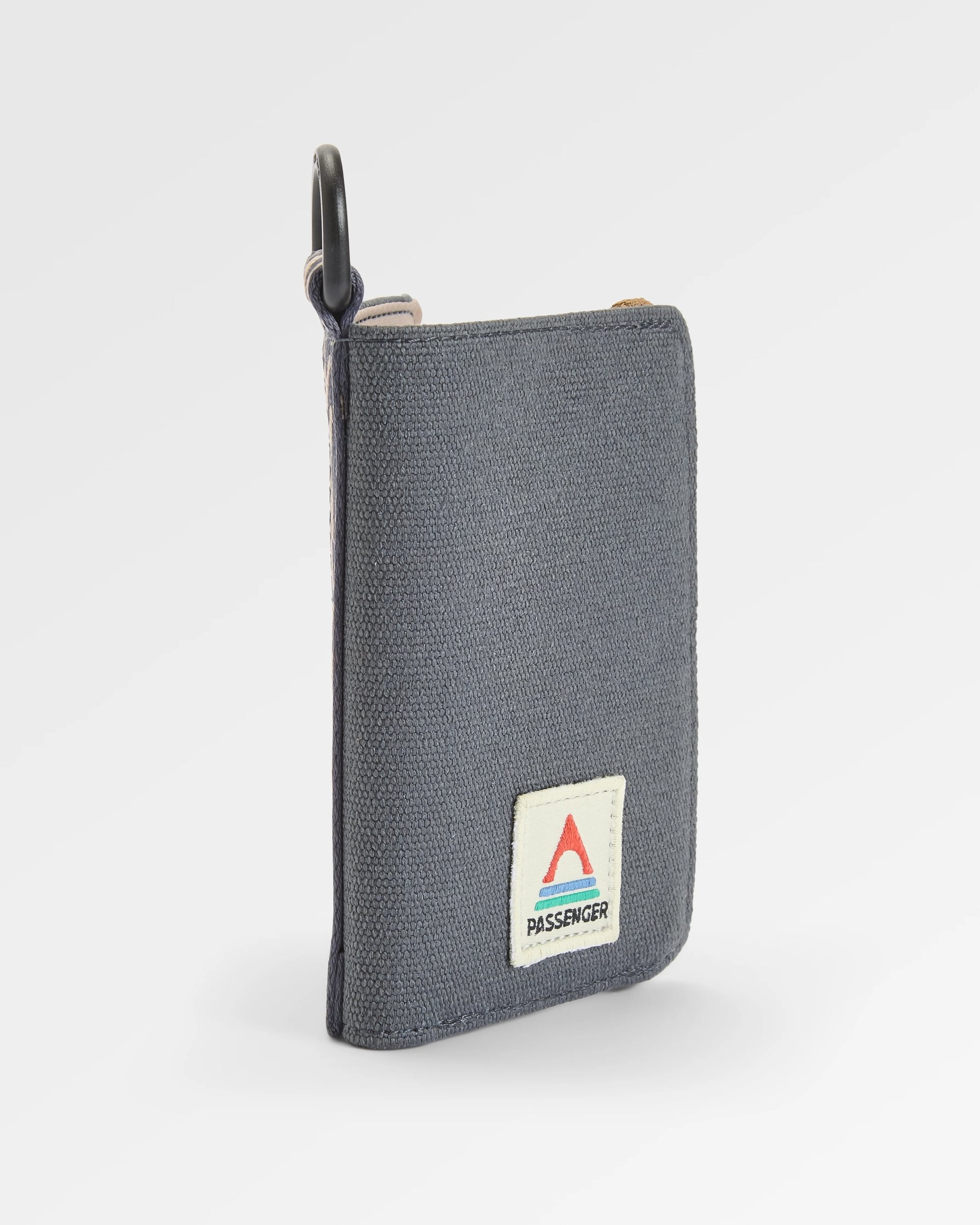 Vantage Wallet - Charcoal/ Caramel - Flatlay