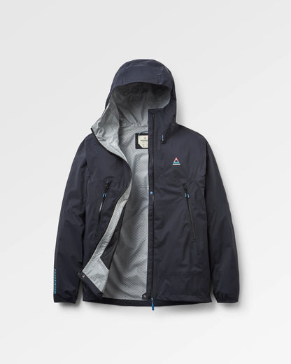 Trailscape Light Men's Recycled Waterproof Jacket - Black - Flatlay