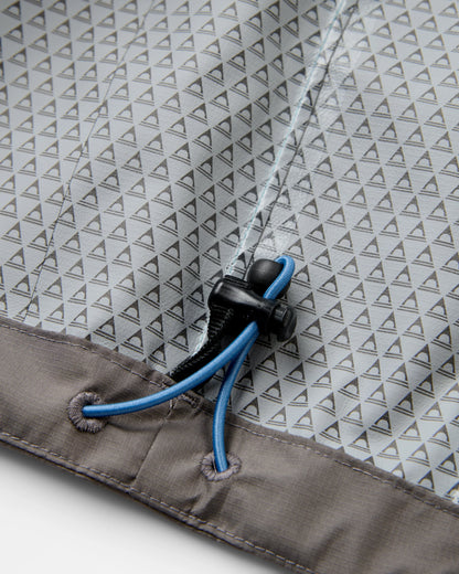Trailscape Men's Waterproof Jacket - Deep Ocean/Slate Grey - Flatlay