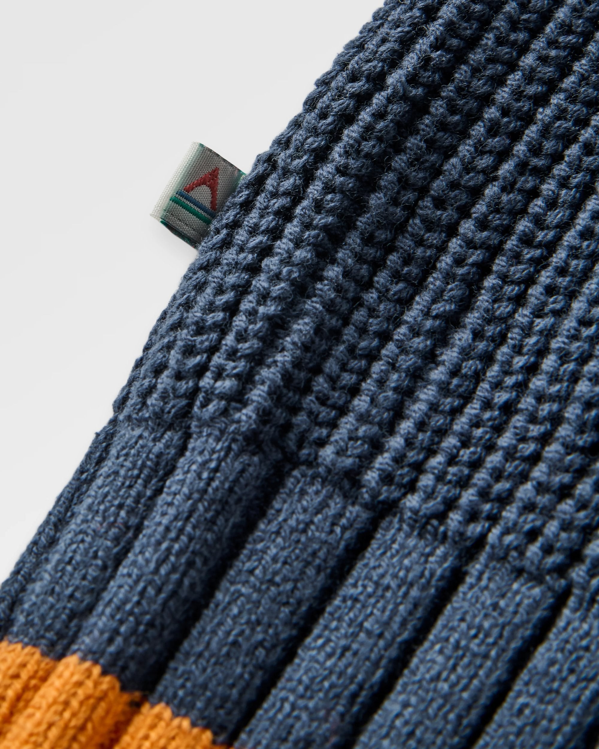 Campus Patch Cardigan - Rich Navy - Flatlay