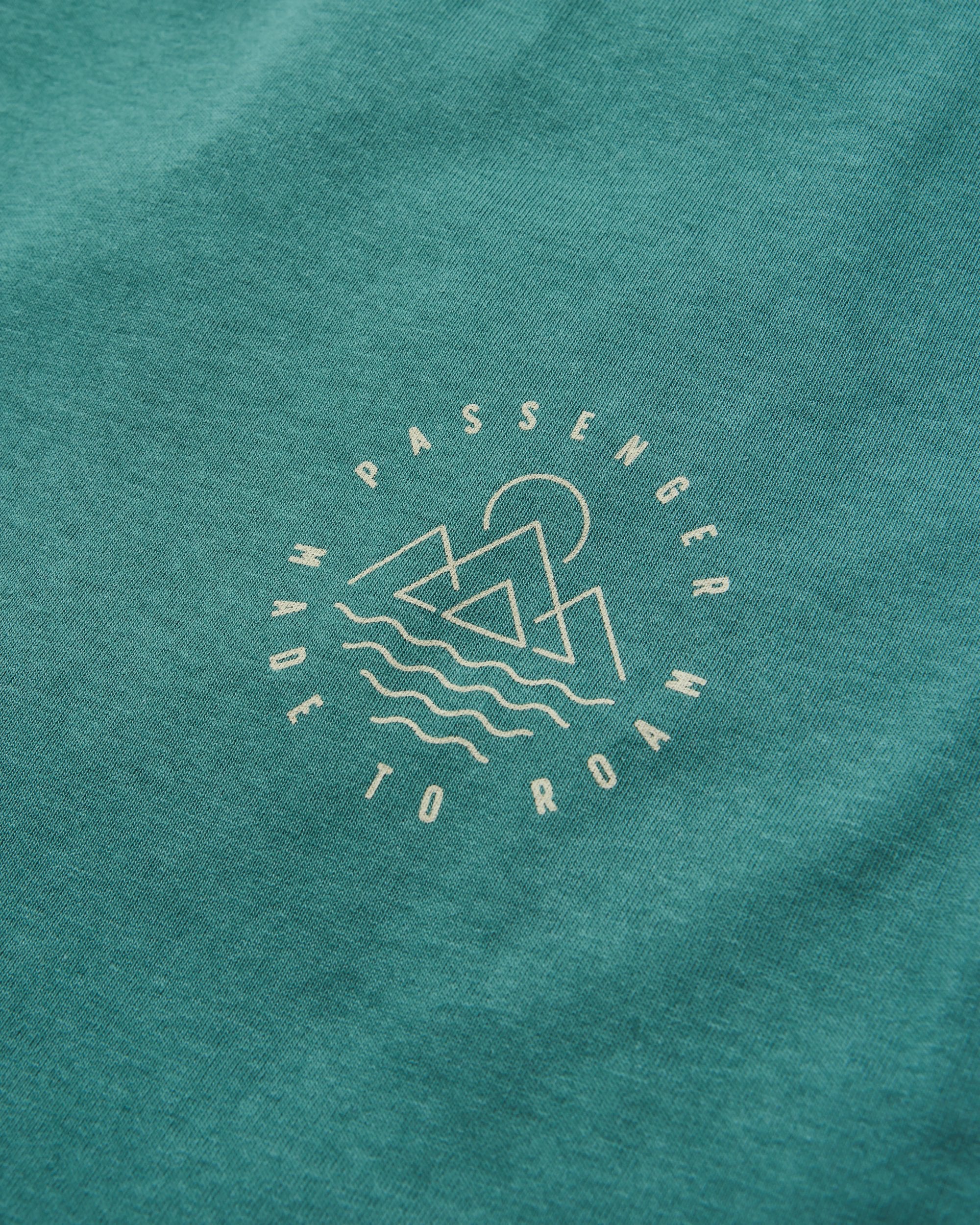 Escapism Recycled Cotton Vest - Deep Ocean - Flatlay