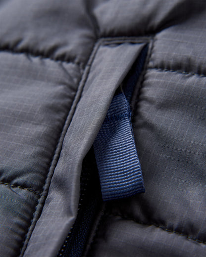 Born Explorer Recycled Polar-Lined Sherpa Fleece - Arctic/Charcoal - Flatlay