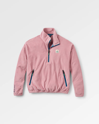 Ayla Recycled Micro Polartec® Fleece - Pink Haze - Flatlay