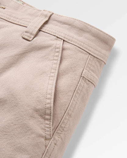 Vantage Organic Cotton Canvas Short - Simply Taupe - Flatlay