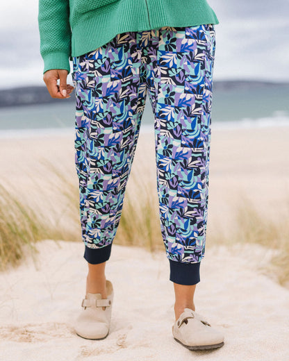 Day Dream Recycled Trouser - Mountain Foliage Purple - Lifestyle