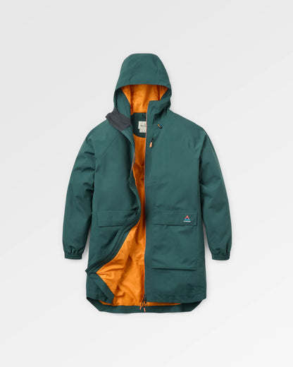 Serein Waterproof Parka - Dark Fern  - Flatlay