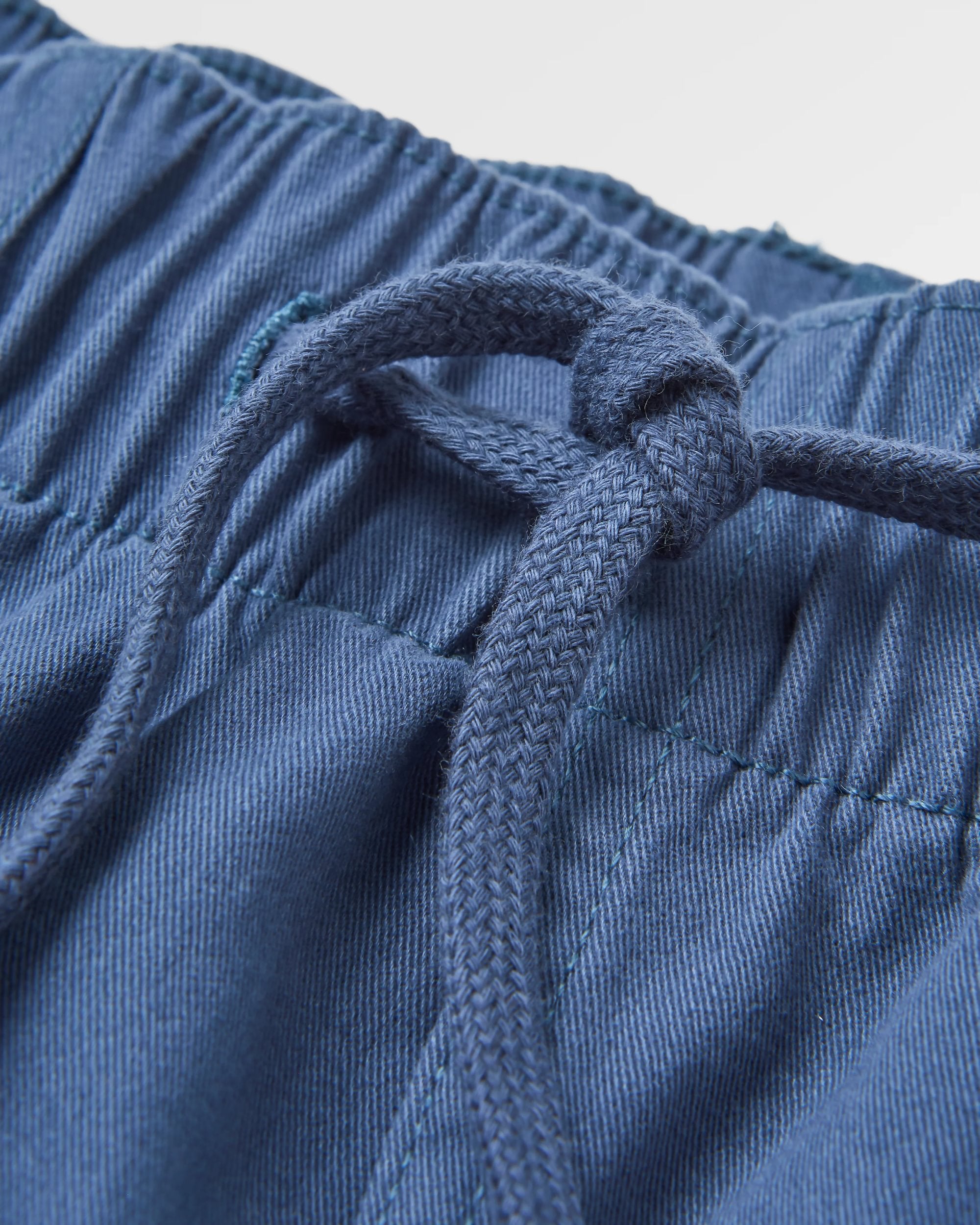 Carriso Organic Cotton Short - Dark Denim - Flatlay