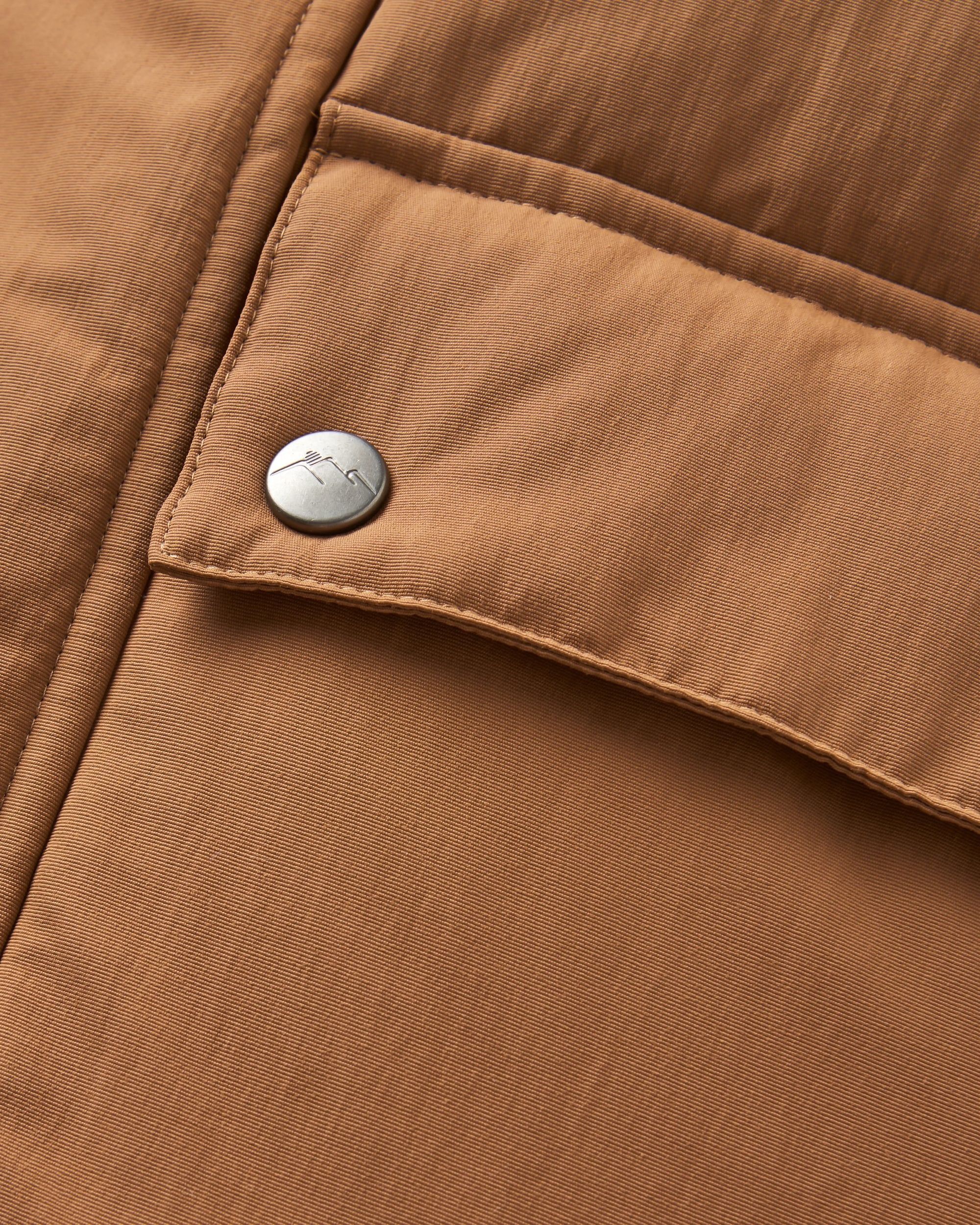 Grounded Down Jacket - Toffee - Flatlay