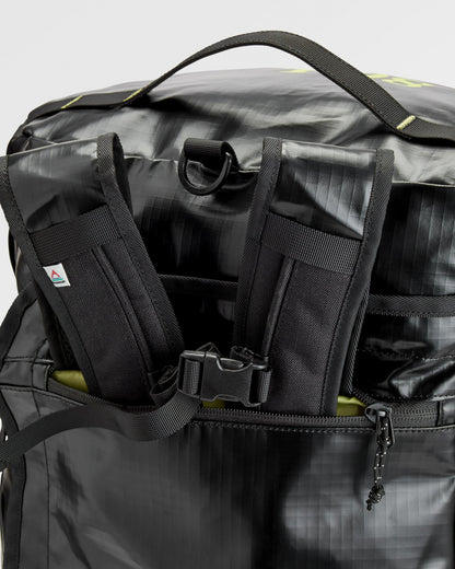 Roamer Recycled 80L Duffel Bag - Black - Flatlay