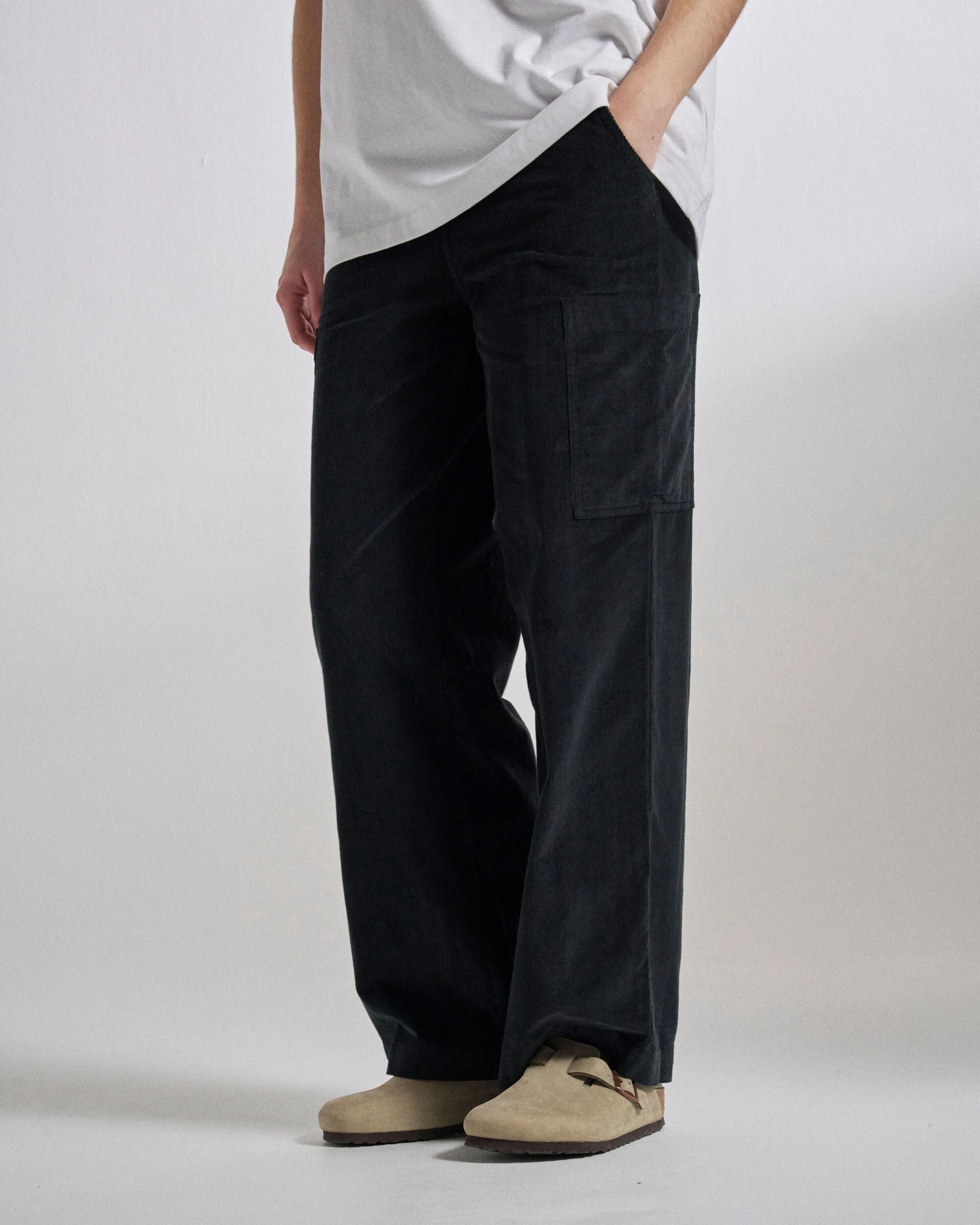 Someday Organic Cotton Corduroy Trouser Black – Passenger