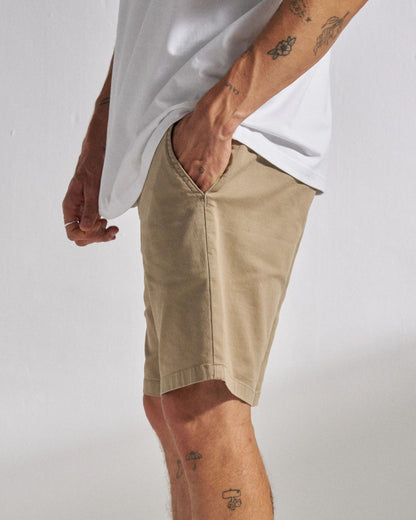 365 Cotton Short - Chinchilla Brown - Studio Model