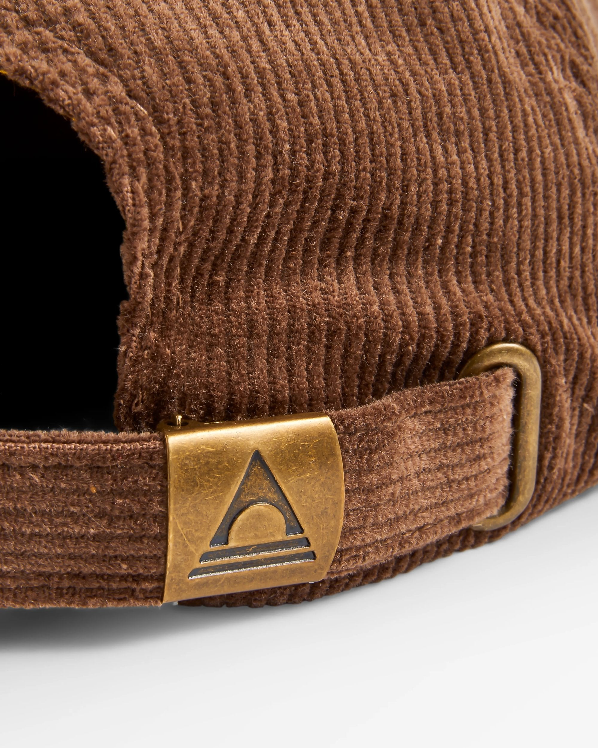 Sneaky Peak Recycled Cord 5 Panel Cap - Acorn - Flatlay