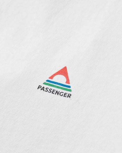 Classic Recycled Cotton LS T-Shirt - White - Flatlay