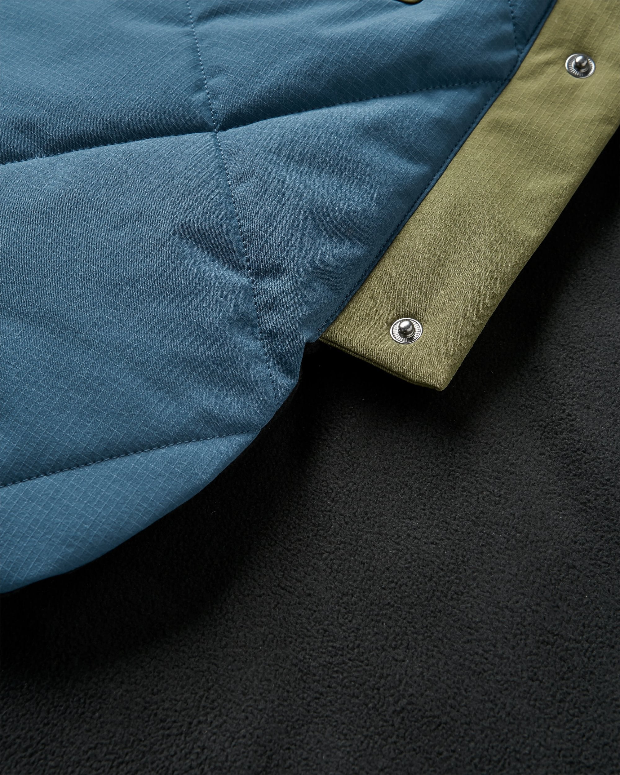 Campscape Fleece Lined Parka Khaki/Dark Denim – Passenger