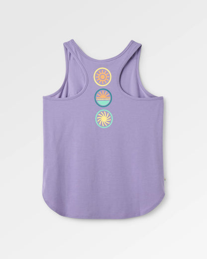 Chase The Light Drirelease® Active Vest - Purple Haze - Flatlay