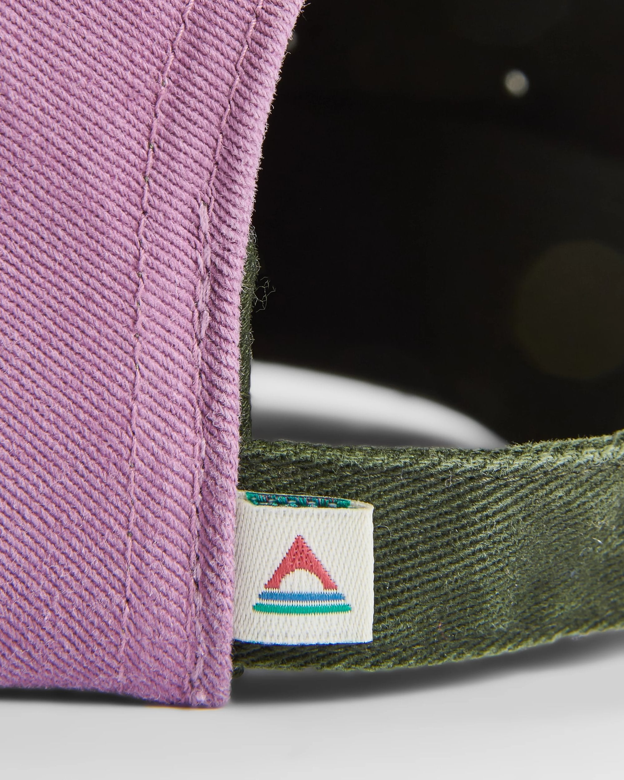 Fixie Organic 5 Panel Cap 2.0 - Grape Multi - Flatlay