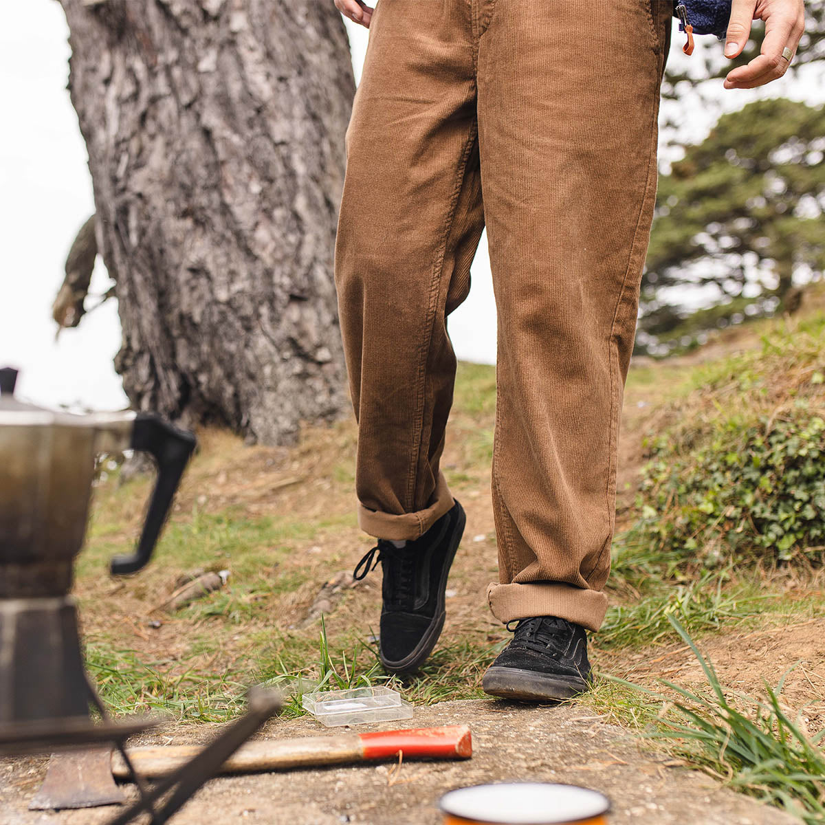 All Adventure Recycled Cord Trouser - Coconut